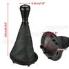 5 Speed Gear Shift Knob for Citroen Berlingo III for Peugeot Partner Gaiter Boot Cover Gearstick Shifter PU Leather