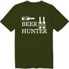 Beer Hunter Shirt Beer Lover Unisex Crew Neck T-Shirt Funny Sarcastic Novelty