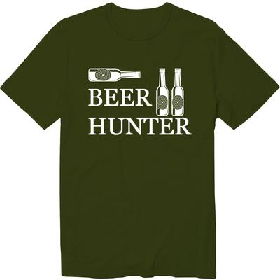 Öljägare T-shirt Ölkärlek Unisex Rundhalsad T-shirt Rolig Sarkastisk Nyhet