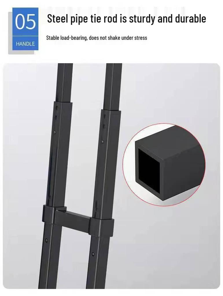 Compact Foldable Trolley: Lightweight, Retractable Cart for Easy Transport of Goods.