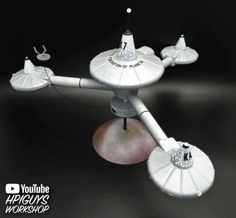 AMT Star Trek Space Station Width Approximately 400mm Plastic Model AMT1415 K-7 Non-Scale