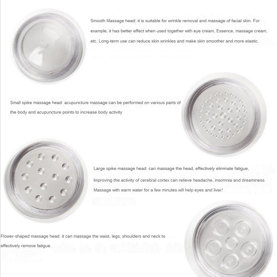 4-Kopf-Mini-Massagestift Kleines tragbares elektrisches Augenmassagegerät