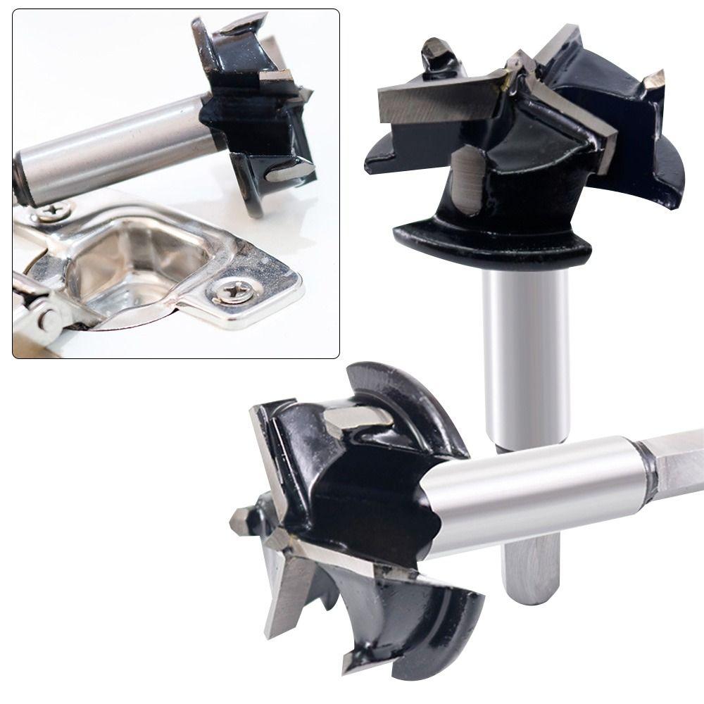 

Alloy Hole Opener Three-blade Punch Tool Portable Hinge Drilling Woodworking