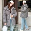 Women’s Short Hooded Windproof Thicken Warm Winter Jacket With Belt