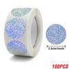 100-500pcs Thank You for supporting my small business Sticker Holographic Laser Stationery Seal Labels Sticker Wrapping Supplies