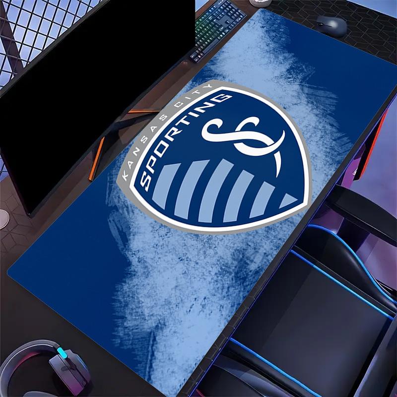 Sporting Kansas City Print Cushion Non-slip Laptop Tablet Big Mousepad XXL Mat Mini PC Playmat With Lock edge