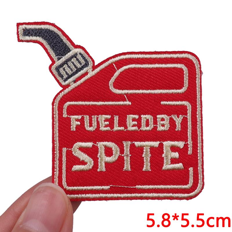 Jeans Backpack Embroidered Patch Cartoon/Letter Slogan Embroidery Patches Iron On Patches For Clothing Thermoadhesive Patches