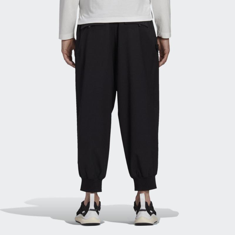 Y-3 Refined Wool Cuff Pant Black Men Bottoms GK4567