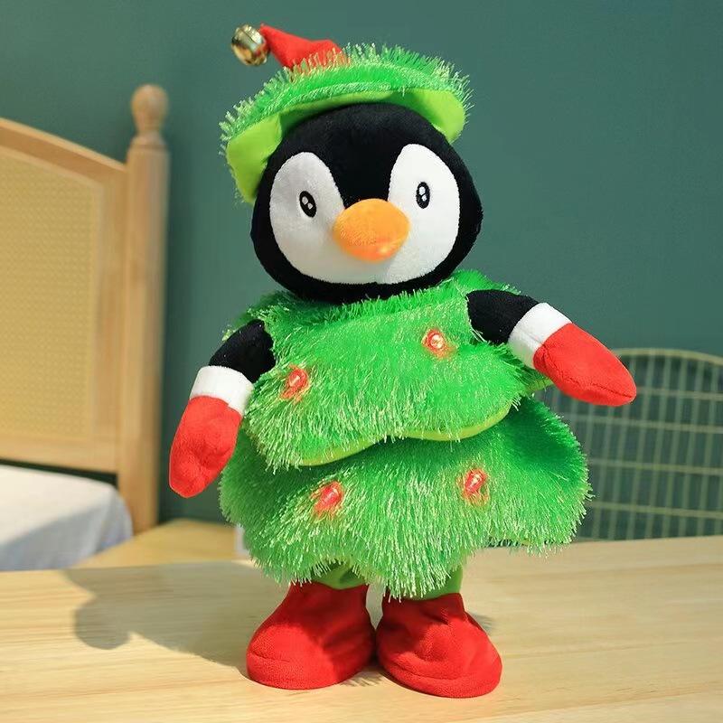 Dancing, Singing, Light-Up Christmas Tree Plush Toy - Festive Decoration & Gift