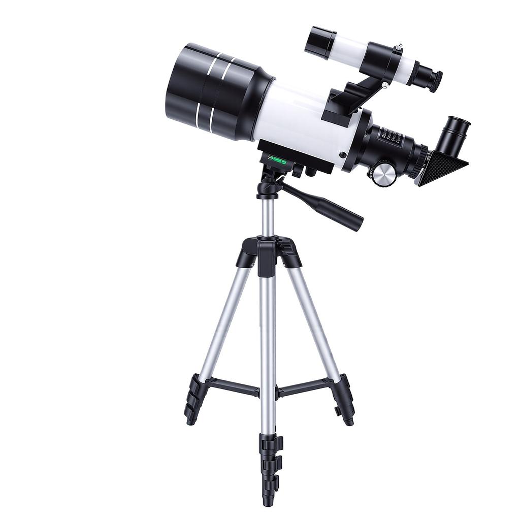 Astronomy Telescope for Kids Adults 70mm Aperture 300mm Focal Length HD Portable Refractor Telescope with Tripod for