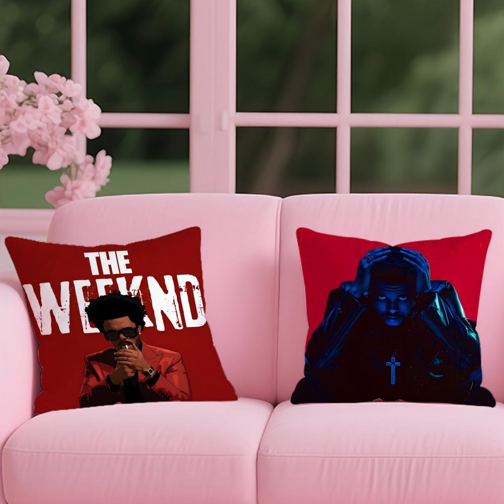 Classic Singer The Weeknd After Hours Cushion Cover Reversible Plush Pillow Cover – For car, sofa, bedroom, perfect as a gift.