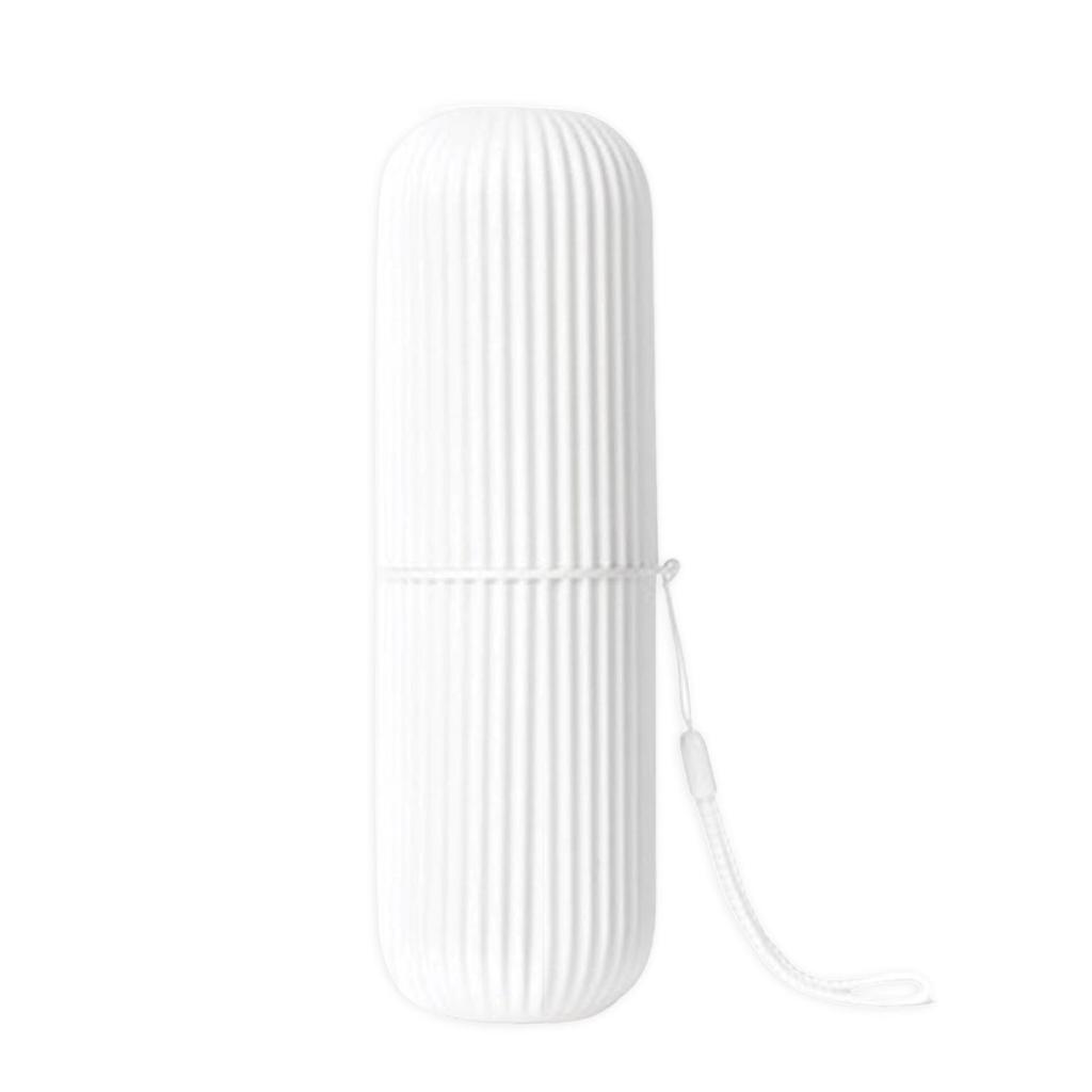 Pink Empty Travel Portable Toothbrush Cup Bathroom Toothpaste Holder Storage Case Box Organizer Travel Toiletries Storage Cup