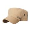 Fashion Anti-UV Fishing Hat Casual Cotton Sun Hat Outdoor Sunscreen Retro Flat Top Hat Spring Summer