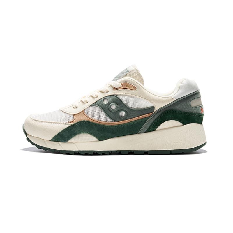 

Saucony Shadow 6000 Anti Slip And Wear Resistant Height Increasing Low Top Running Shoes Unisex White Green Saucony S79033-5 38.5