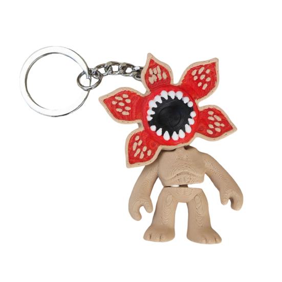 Keychain Pendant Flower Shape 3D Printed Stress Relief Charm Keys Backpack Purse Lightweight Key Holder