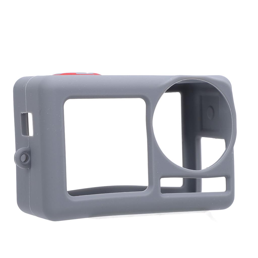 Silicone Protective Sleeve Cover for Action 5 Pro Anti Drop Camera Lens Protector Camera Accessories with Wrist Strap Anti Lost Rope