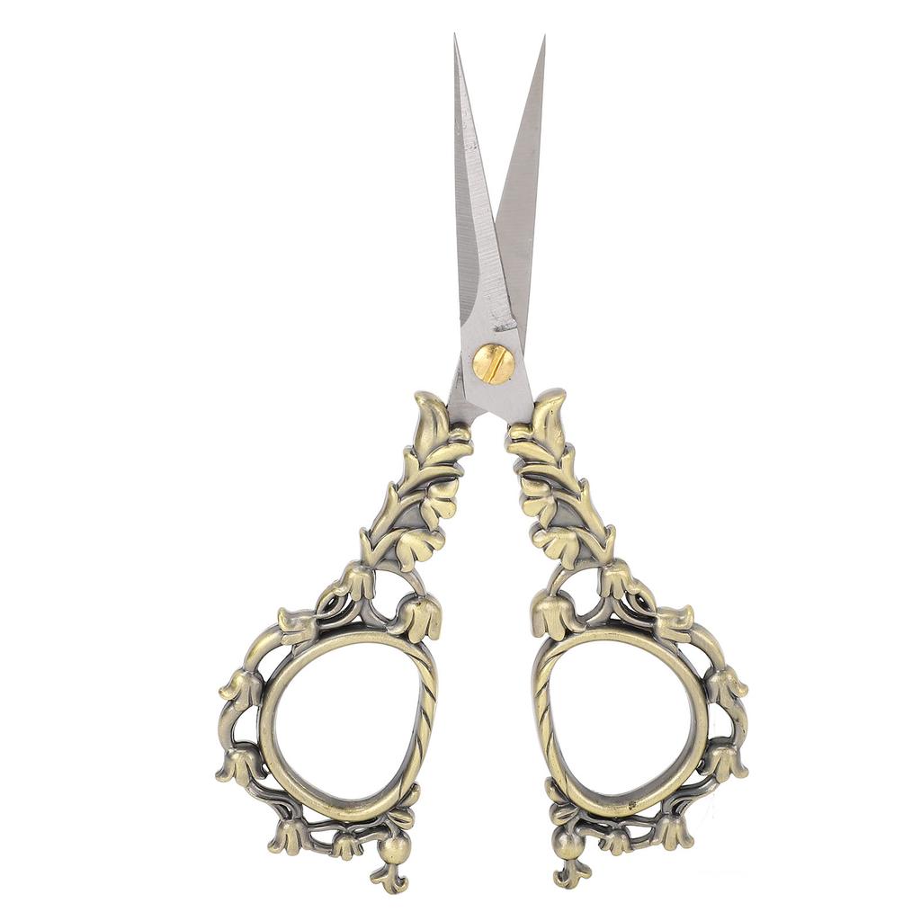 Sewing Embroidery Scissors Vintage European Design Shear for Fabric Weaving Stitching Paper Cutting