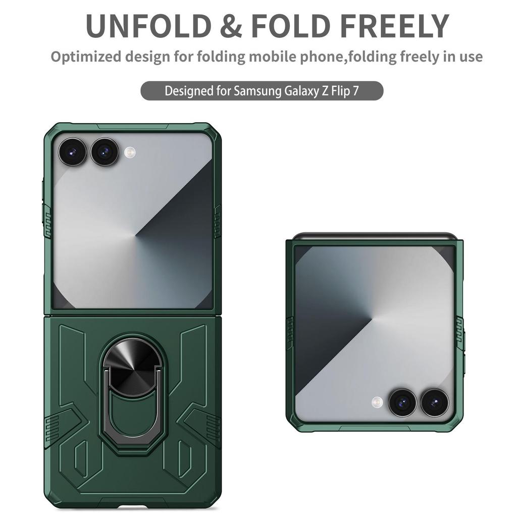 Samsung Galaxy Z Fold7/Flip7 Mech Ring 360° Stand Case