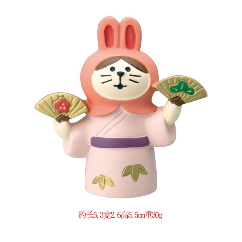 ZAKKA Grocery Japanese Cat Orange INS Creative Tide Play Miniature Gifts Resin DIY Home Furnishings, Crafts Ornaments