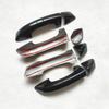 Door Handle Cover Plastic Imitation Carbon Fiber Trim fit for Skoda Superb 2 MK2 2010 2011 2012 2014 Car Styling Accessories