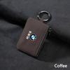 Suede Car Key Bag Portable Wallet Storage Thin-weight For BMW X1 X3 X5 X6 1 2 3 5 7 Series F15 F16 F20 F22 F30 F32 G30 Sticker FVLBG1