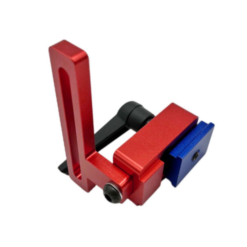 Aluminium Alloy Construction Miter Track Stop Lock Mechanism 30 Type Design Miter Track Jig Stop Block Standard T-track
