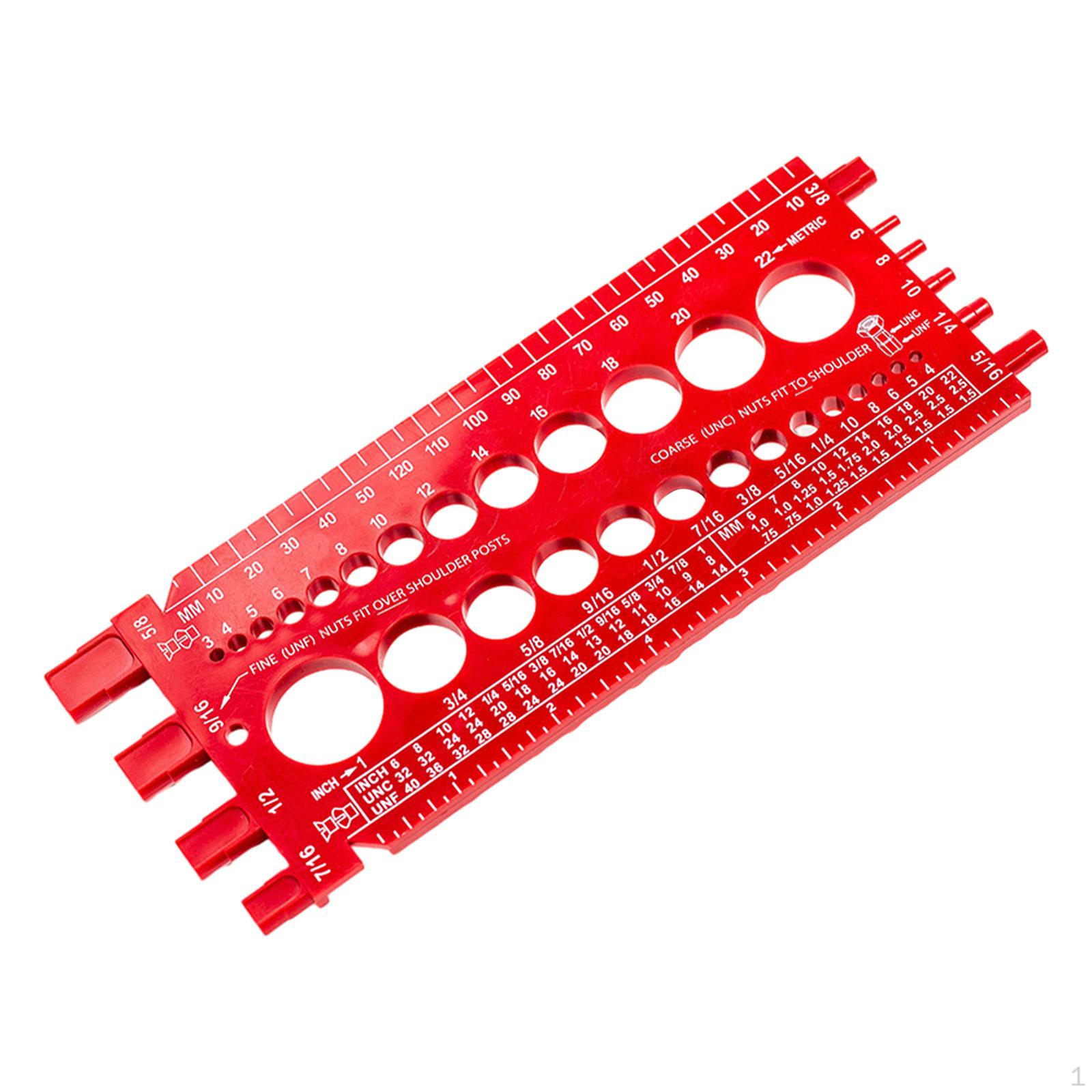 

Винт-калибровочный винт для сверла. Удобный инструмент. Многоцелевой. Дюймовая и метрическая система. Легко читается.