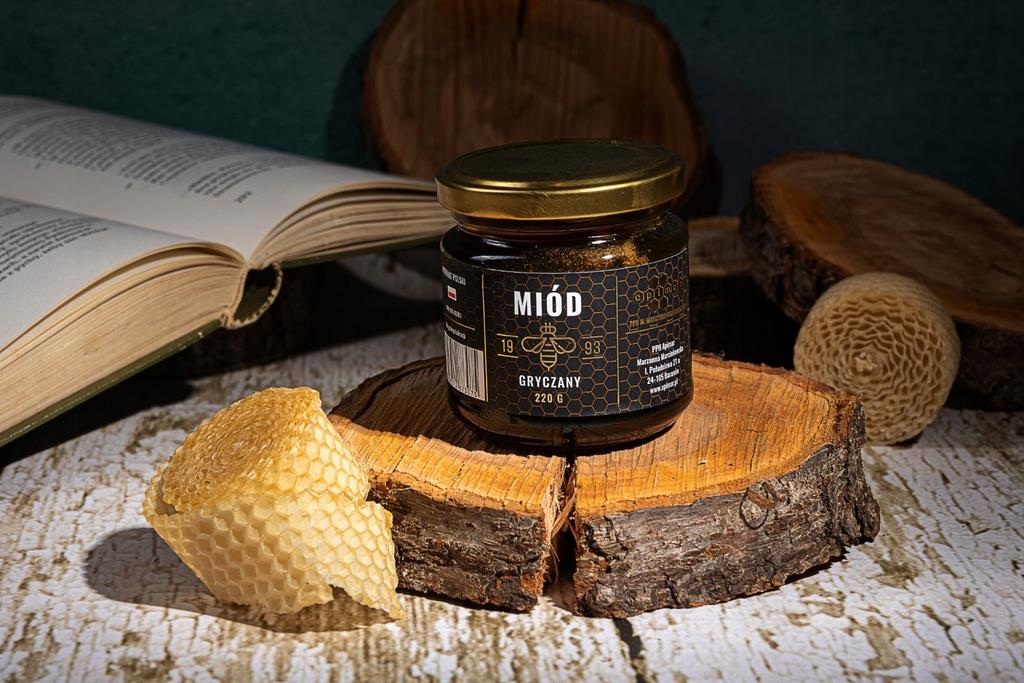 Buchweizenhonig 220G Polnisch Premium Natürlich Gesund