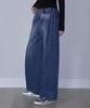 ROSEFRANTZ Side Tuck Wide Denim Pants [Pink Blue]