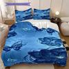 1PC Mariposas, flores Juego de Ropa de Cama Colcha Funda de Colcha Funda de Almohada Decoración del Hogar Regalo de Cumpleaños (1 * funda de edredón + 15 * funda de almohada, sin relleno)