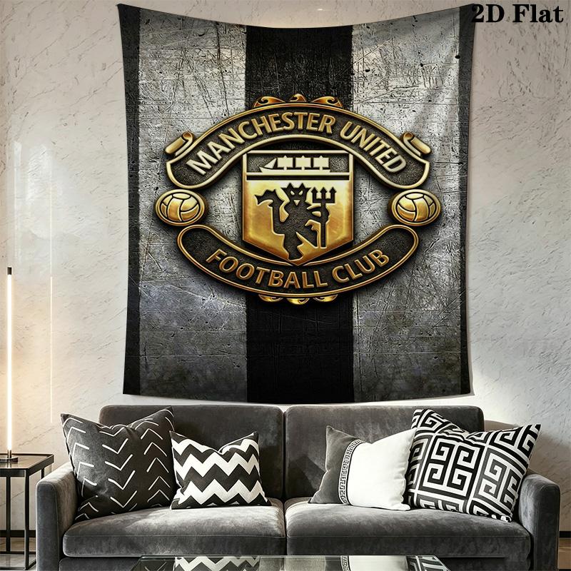 Manchester Logo Threepiece Set 1 Duvet Cover 2 Pillowcase Without Core Duvet Cover And Pillowcase Soft And Comfortable