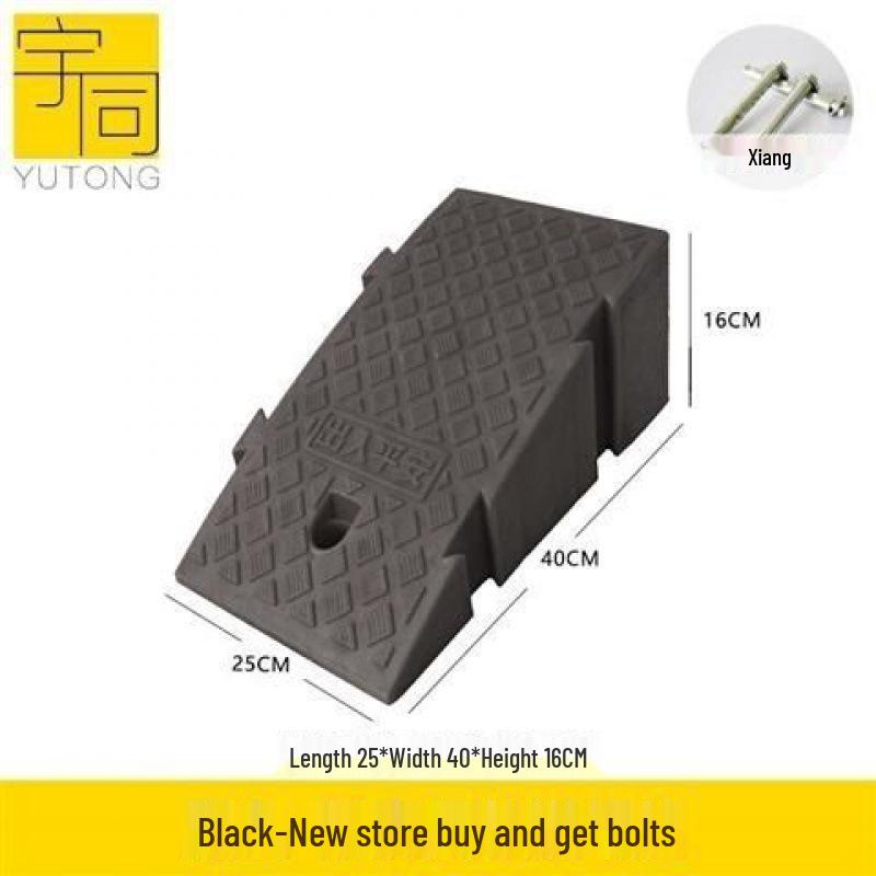 Dreieckige Kunststoff-Autoschwellenrampe & Geschwindigkeitsbegrenzungspad