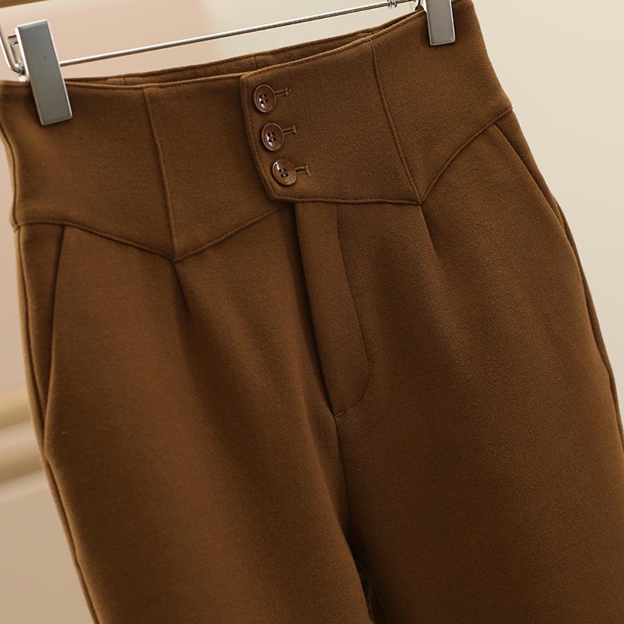 Wei Mei Korean High-Waisted Drape Slimming Pants - Autumn 25