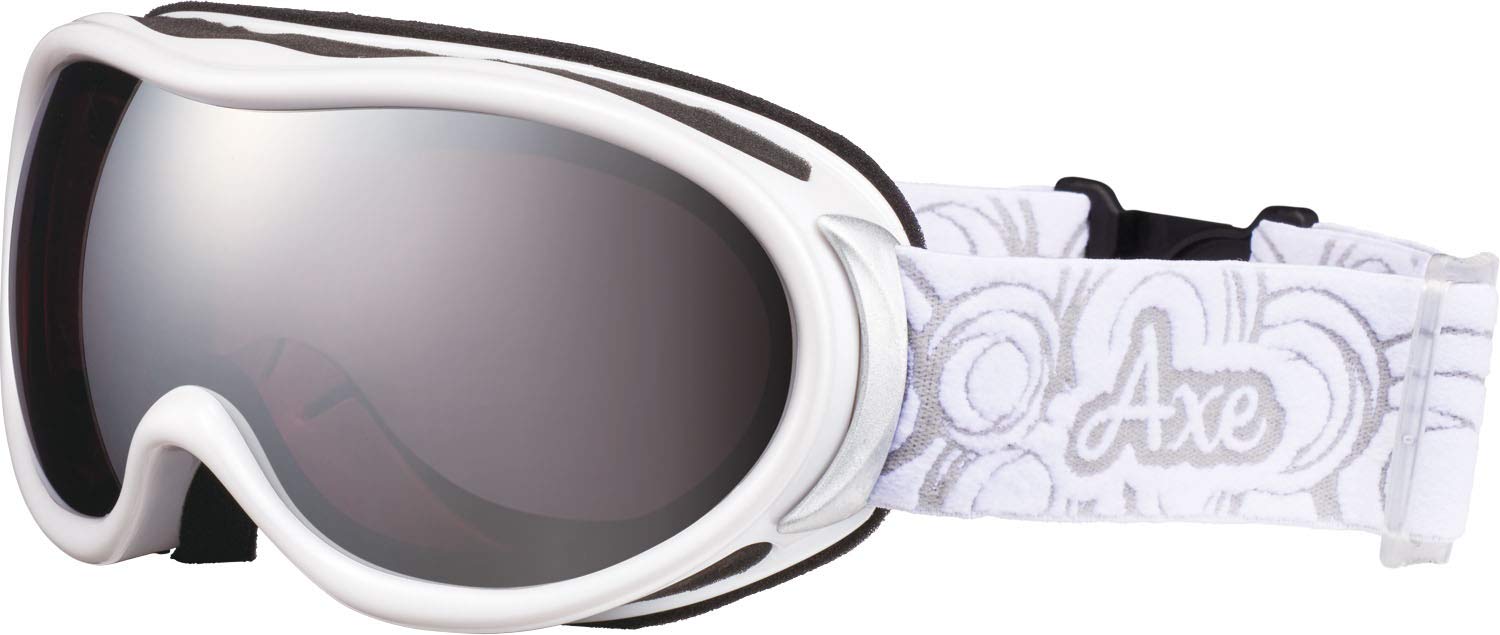 

AXE Double Lens Glasses Pearl Model AX595-WMD Women s Ski/Snowboard Goggles, Compatible, White, 2019-20