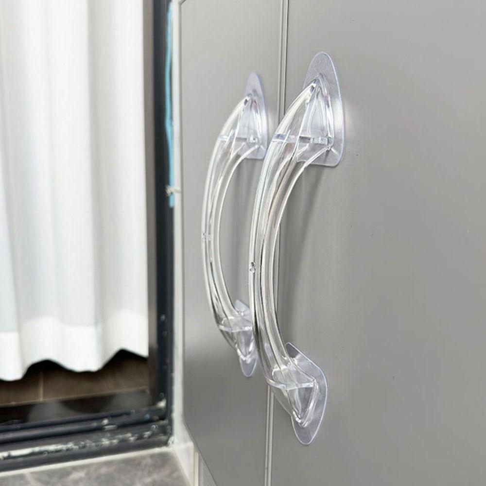 Self-adhesive Door Handle Non-slip Door Pull Minimalist No-punching  Door Handle  Cupboard