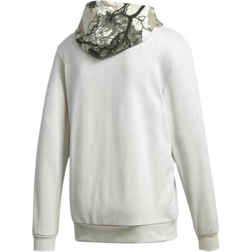 Men's adidas originals Camouflage Logo Printing Pullover Light Grey GD5955