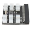 Power Distribution Board Adapter 12 Position Breakout Module Motherboard Accessories 12VBlack