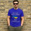 Ich schreie nicht, ich bin Ukrainer T-Shirts Herren 100% Baumwolle Lustiges T-Shirt Rundhals T-Shirts Kurzarm Oberteile Grafik