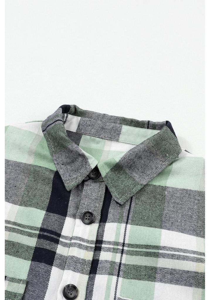 Plaid Long Sleeve Women's Shirt - 2025 European & American Fashion, Loose & Versatile Top