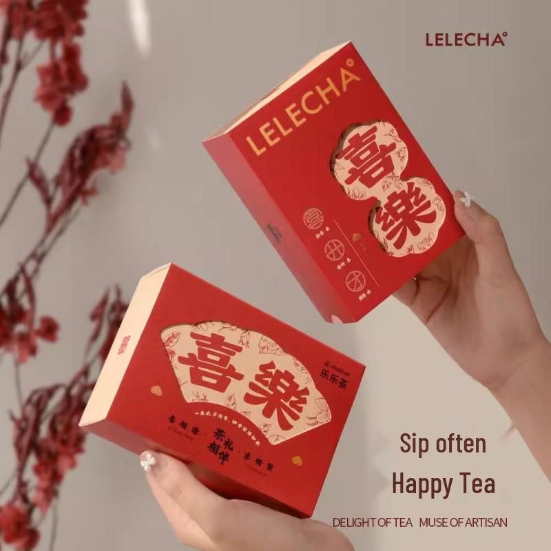 LELECHA Wedding Flower Tea Gift Box - Small Souvenir for Guests