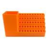 50 Slot Screwdriver Bits Storage Case 1/4 Inch Hex Bit Holder Organizer Light Weight Plastic Tool Box for Garage Workshop