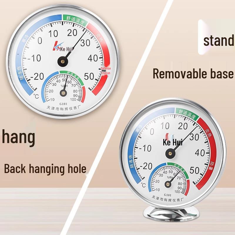 Genaues Innenraumthermometer & Hygrometer für Zuhause, Babyzimmer & Kühlschrank-Wandmontage