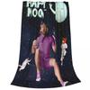 Danny Go Cartoon Music Education Fleece Throw Blankets Dance Blanket for Sofa Couch Warm Bedspreads Quilt Breathable