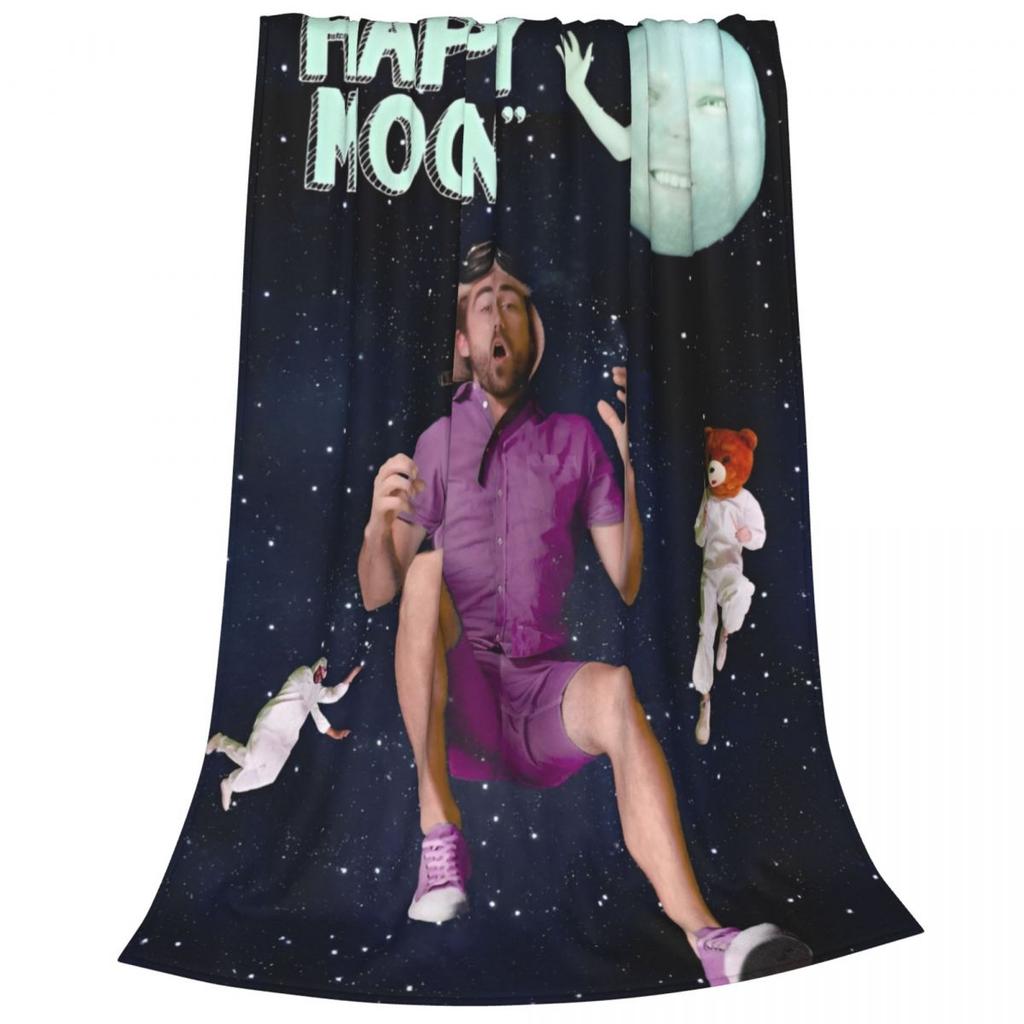 Danny Go Cartoon Music Education Fleece Throw Blankets Dance Blanket for Sofa Couch Warm Bedspreads Quilt Breathable