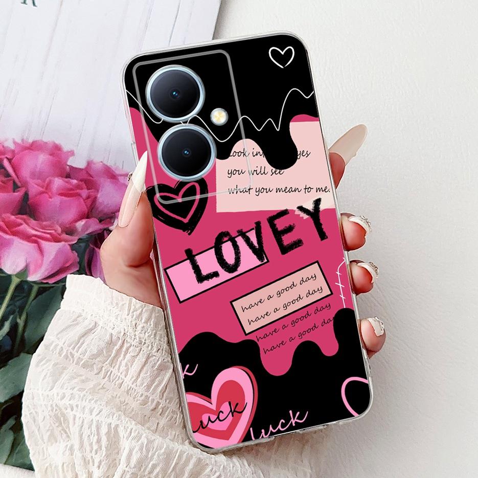 For Vivo Y78 Plus 5G Case V2271A New Luxury Painted Cover Soft Slim Phone Case For Vivo V29 Lite V29LIte V2244 Y78+ Fundas Coque
