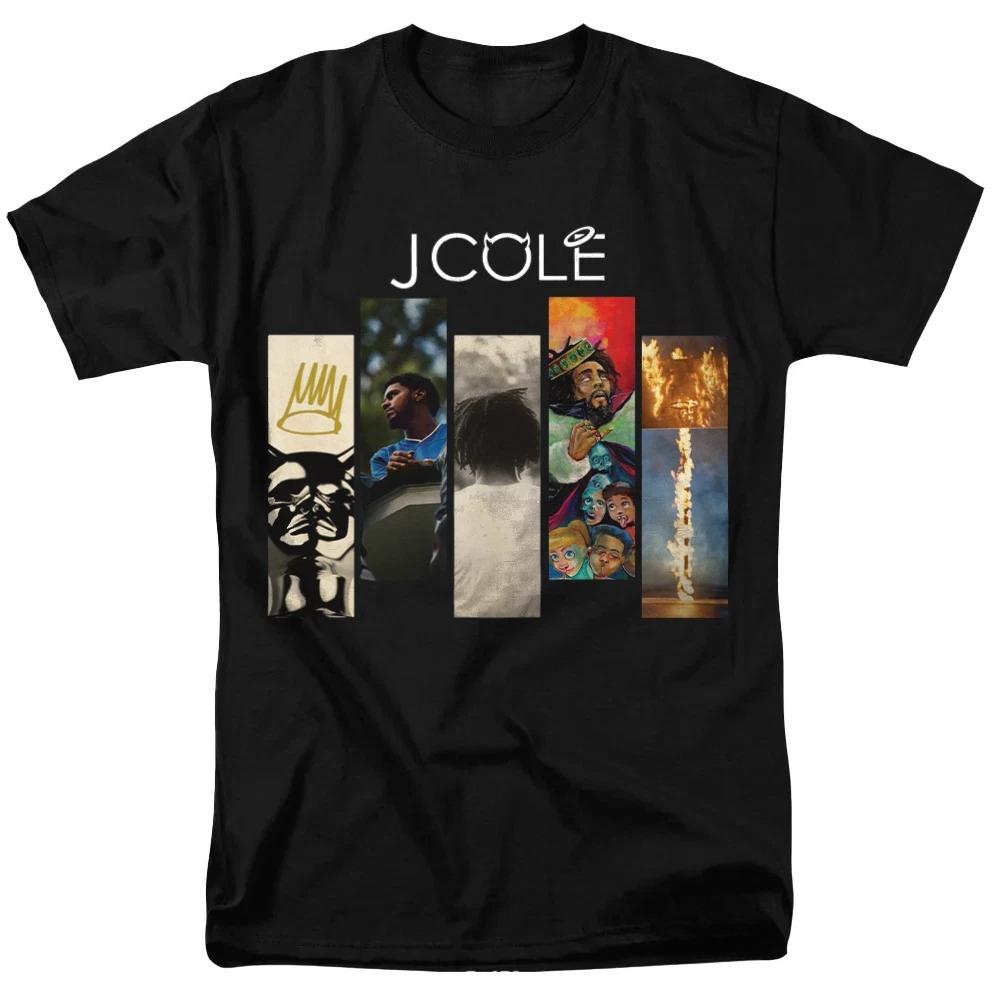 

rapper J Cole Album Cover TShirt 100cotton unisex shirt 2026 Summer New Y2k Unisexs hiphop style Short Sleeve Tshirt fan gift S