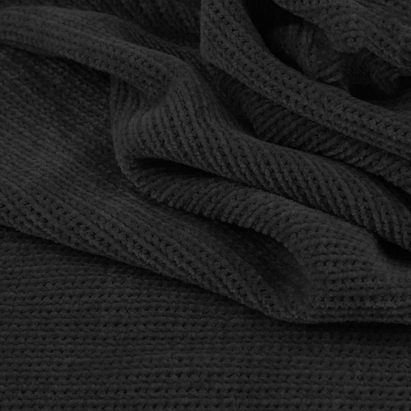 

100x160cm Elastic Knitted Chenille Fabric Thick Stretch Knit Fabric For Diy Sewing Winter Clothes Sweaters Pants Patchwork 100x160cm