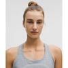 Lululemon Regata Swiftly Tech Racerback 2.0 Cintura Comprimento Elastano Listrado Branco Cinza Oasis