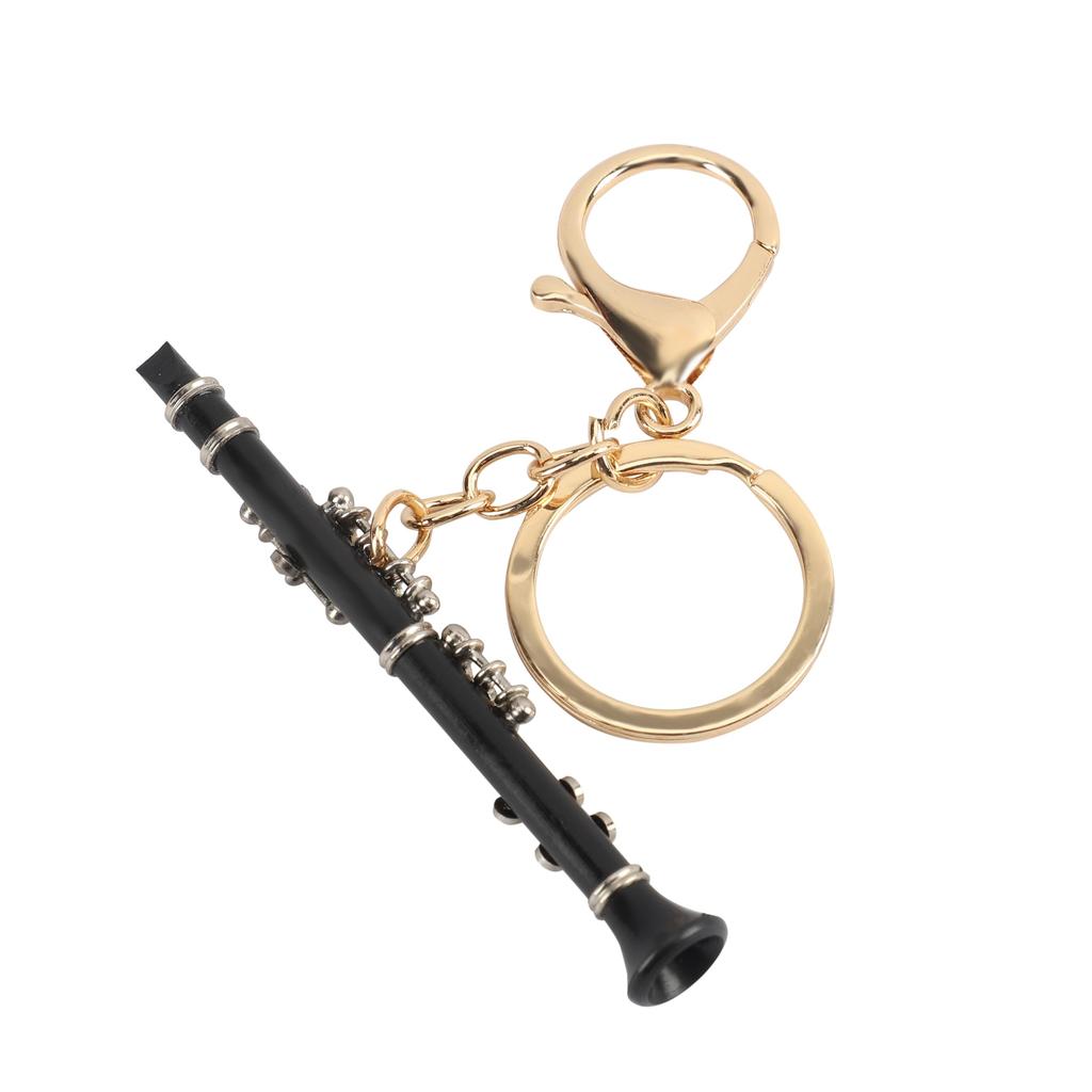 [MoonEmbassy] Miniature Clarinet Musical Instrument Gift Keychain with Clarinet Case