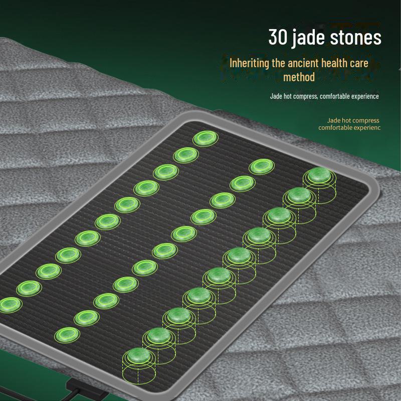 Electric Full-Body Heating Massage Mat for Cervical and Lumbar Support